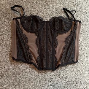 Urban Outfitters black corset top